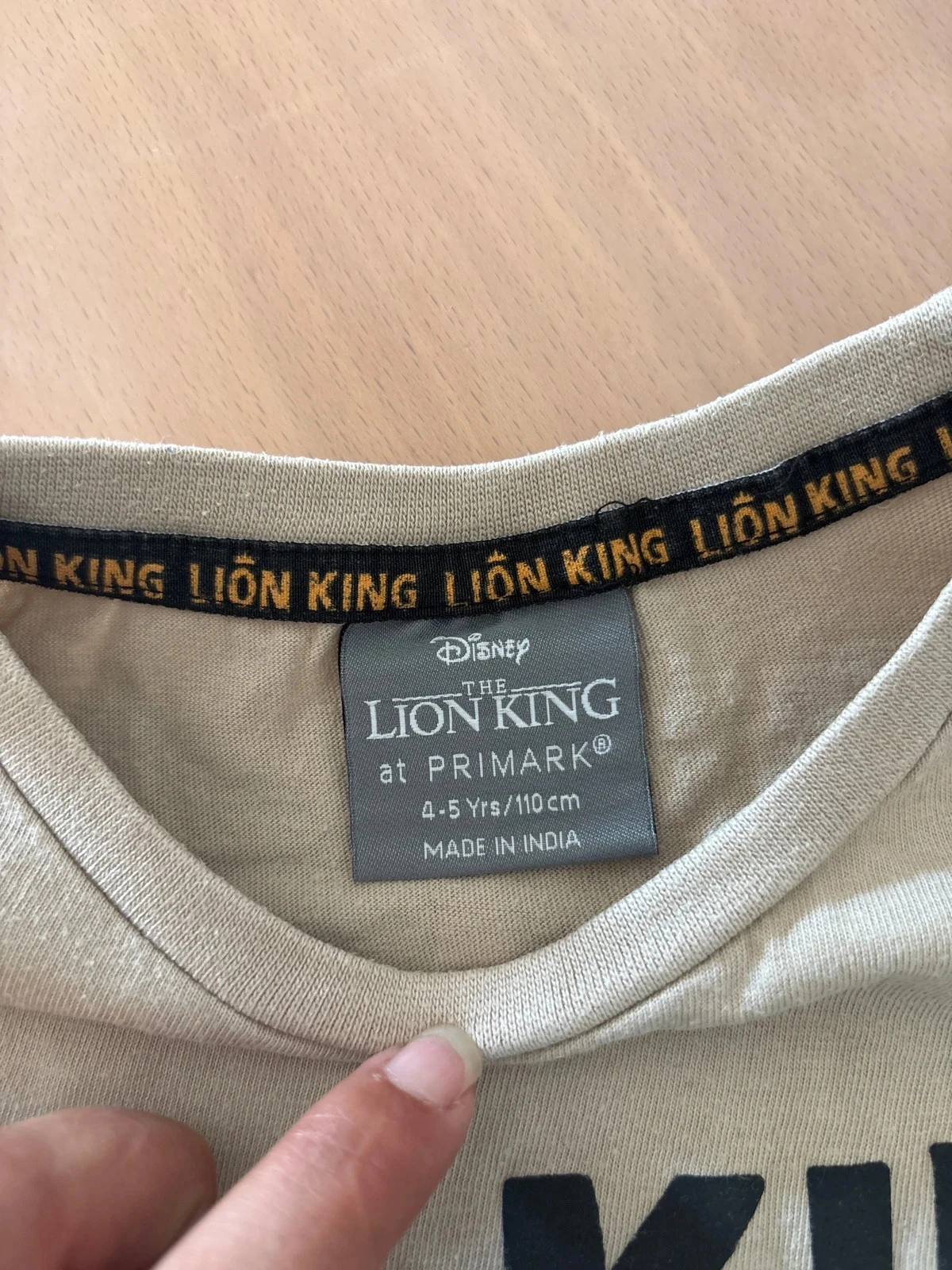 Teeshirt de koning van de leeuw 5 jaar – photo 5